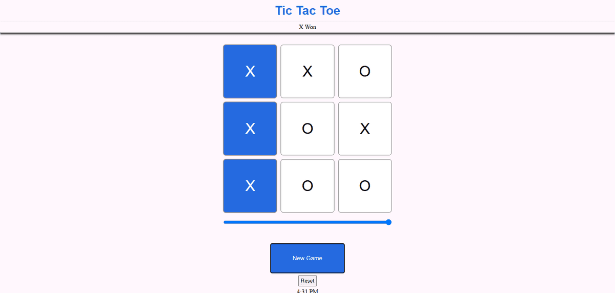 Tic-Tac-Toe Game 